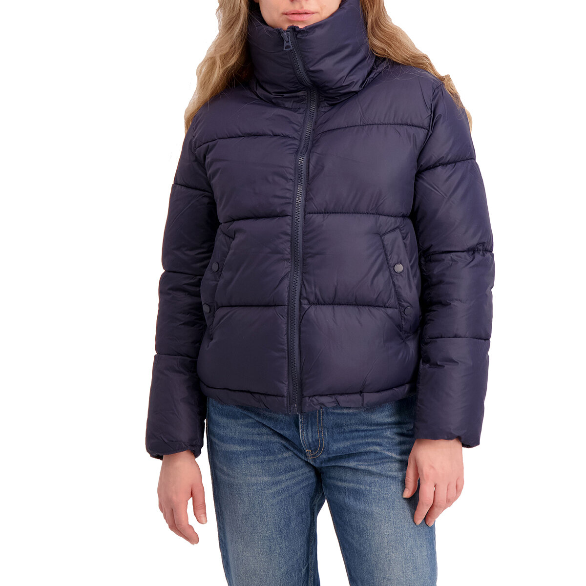 Hudson Chamarra para Dama Azul Mediana