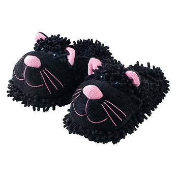 Cozy Home, Pantuflas Fuzzy Modelo Gato para Dama Cozy Home, Pantuflas Fuzzy Modelo Gato para Dama
