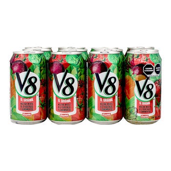 V8 Néctar Mixto Vegetales 12 pzas. de 340 ml c/u V8 Néctar Mixto Vegetales 12 pzas. de 340 ml c/u