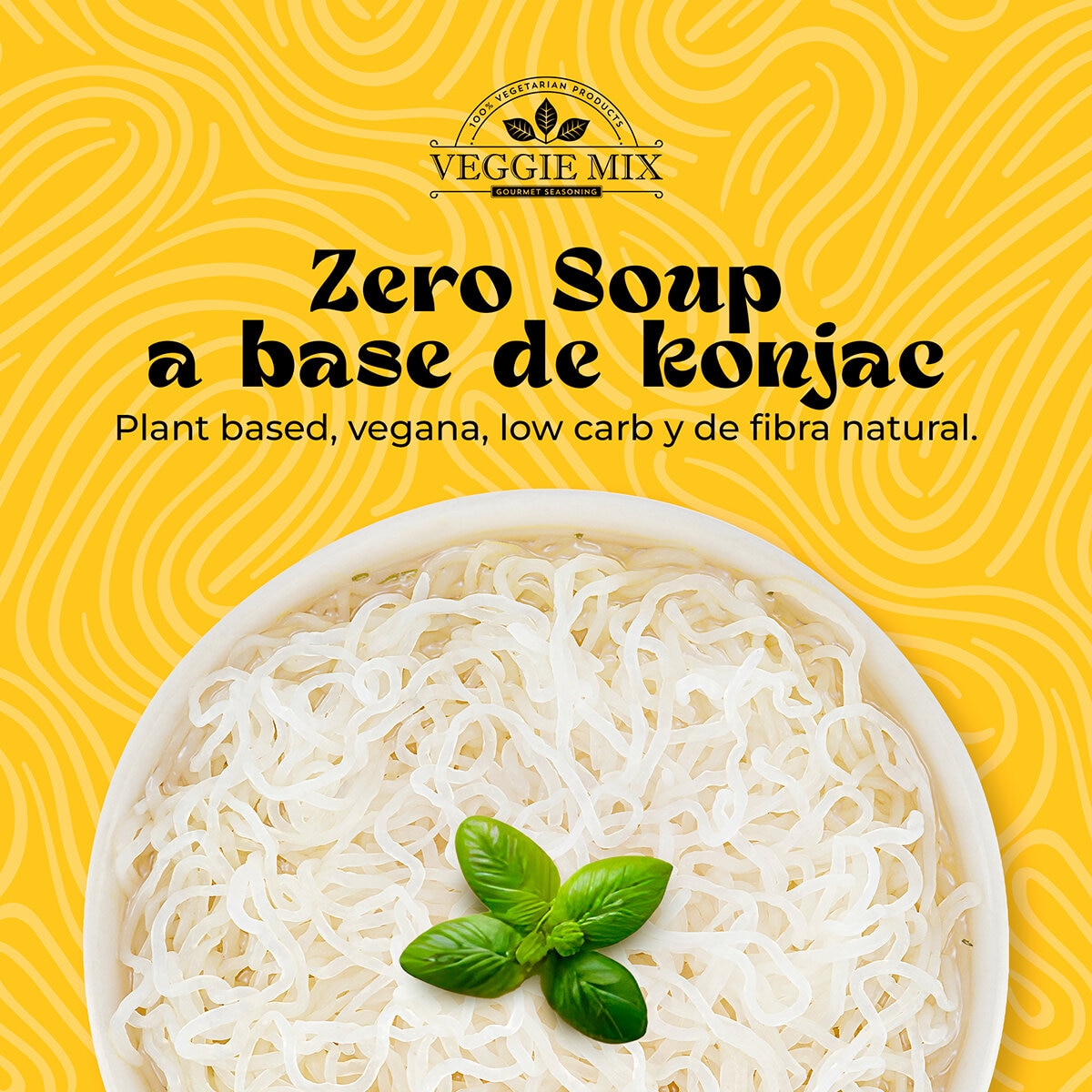 Veggie Mix Sopa Instantánea a base de Konjac 6 pzs de 160 gr