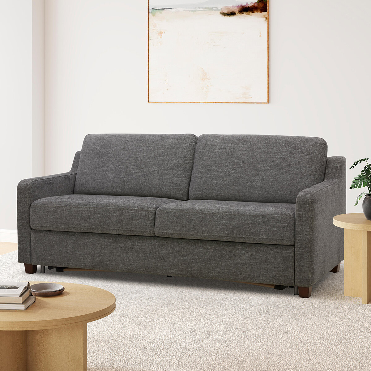 Aiden & Ivy, Sofá Cama de Tela Tamaño Queen