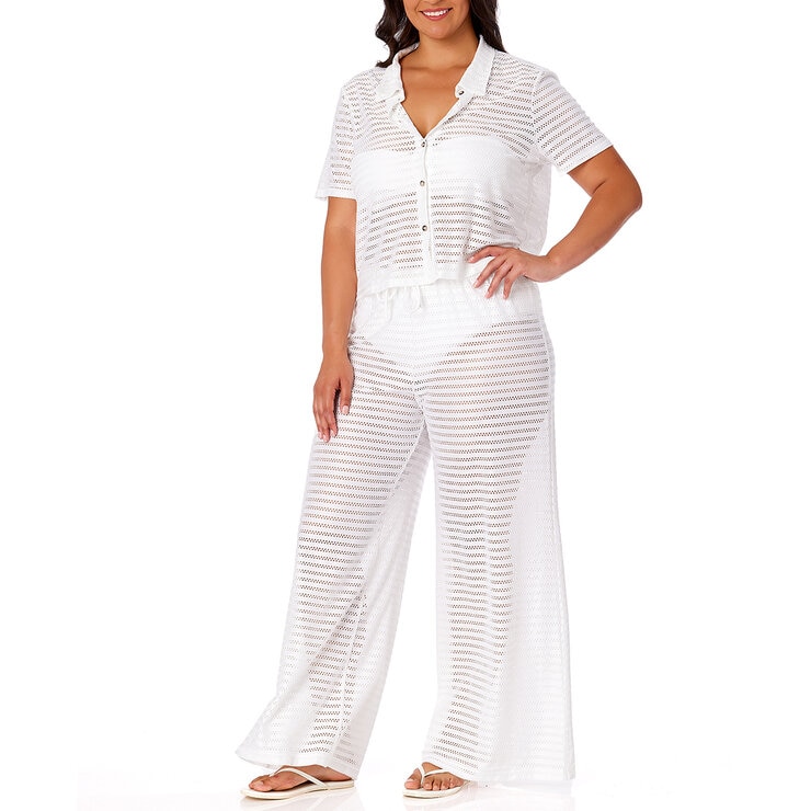 Hurley Conjunto de Playa para Dama Blanco Grande Hurley Conjunto de Playa para Dama Blanco Grande