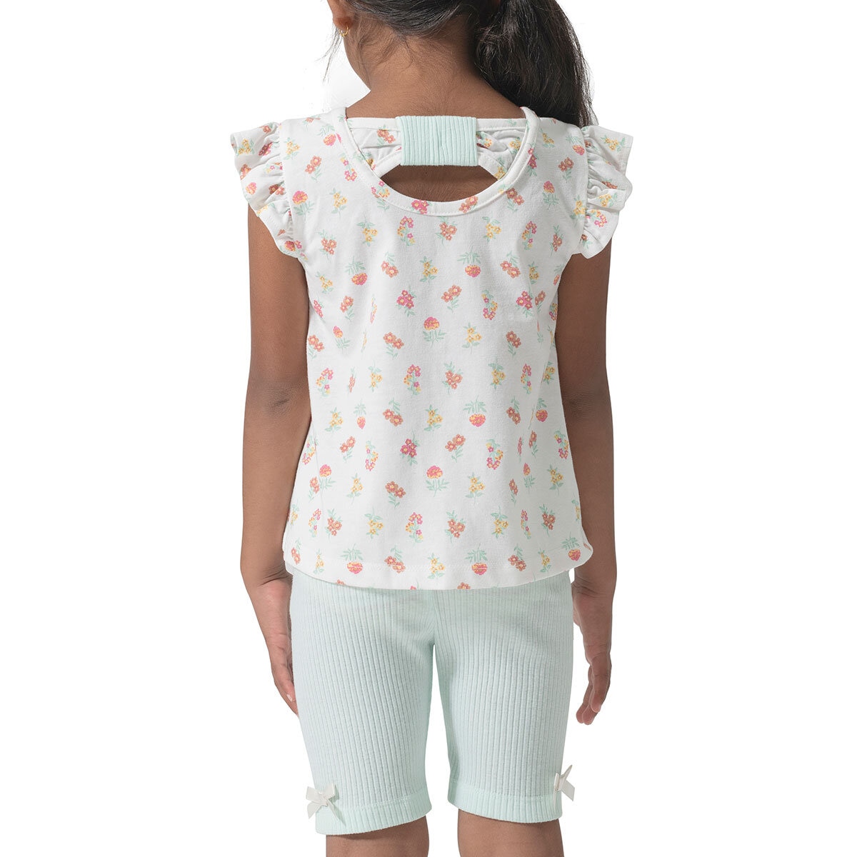 Nicole Miller Conjunto de 3 Piezas para Niños y Niñas Flores Rosas 4 Años