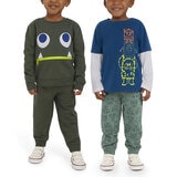 Koala Kids Conjunto 4 Piezas para Niños o Niñas Verde 18 Meses