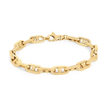 Pulsera para Caballero, Oro Amarillo de 14K