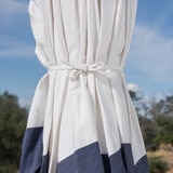 SunVilla, Sombrilla de 3.3 m Con Borde Color Blue