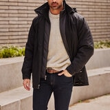 Weatherproof Chamarra para Caballero Negro Mediana Weatherproof Chamarra para Caballero Negro Mediana