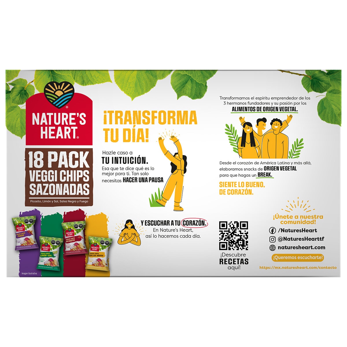 Natures Heart Veggie Chips 18/40 g