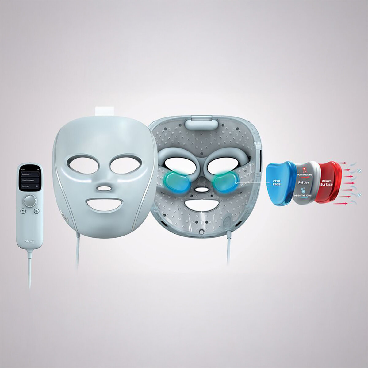 Shark CryoGlow Máscara de Luz Led varios colores