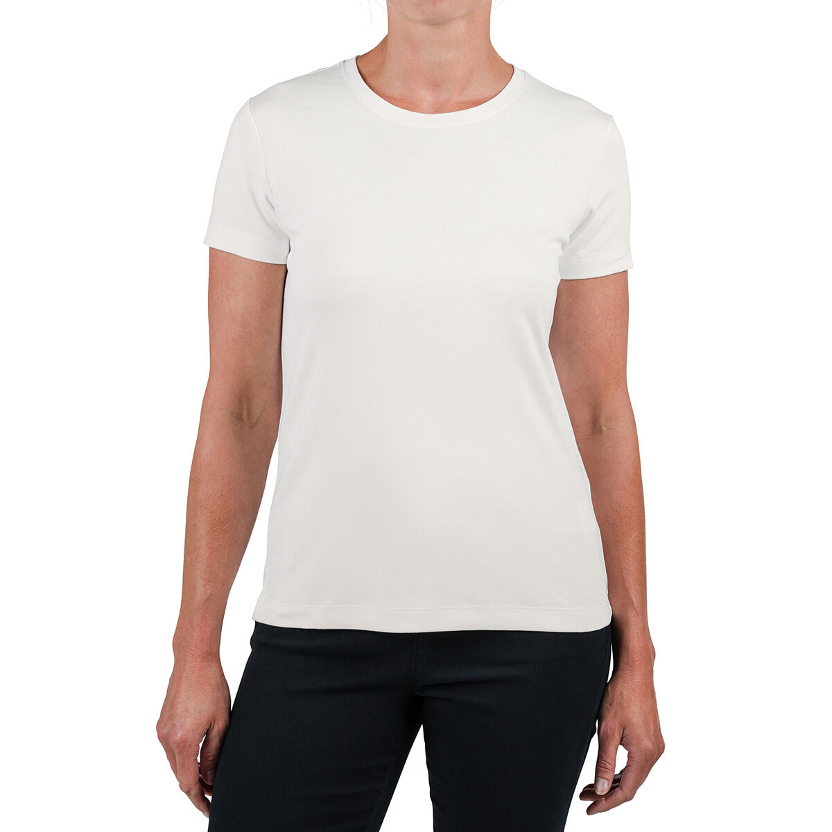United Colors of Benetton Playera para Dama Blanco Extra Chica