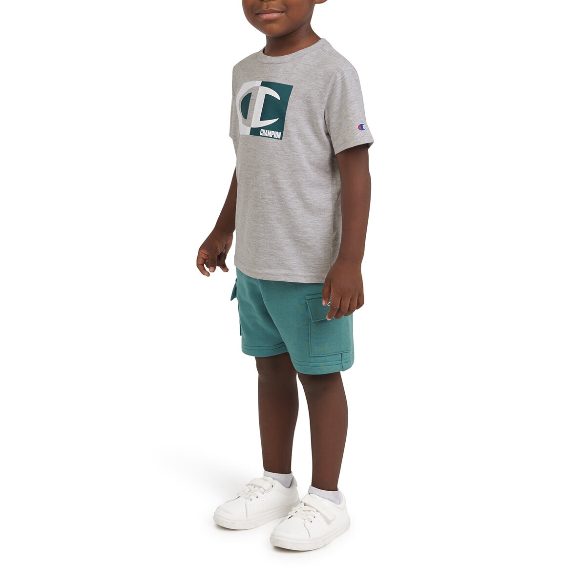 Champion Conjunto de 4 piezas para Niños y Niñas Gris / Gris Oscuro 2 Años