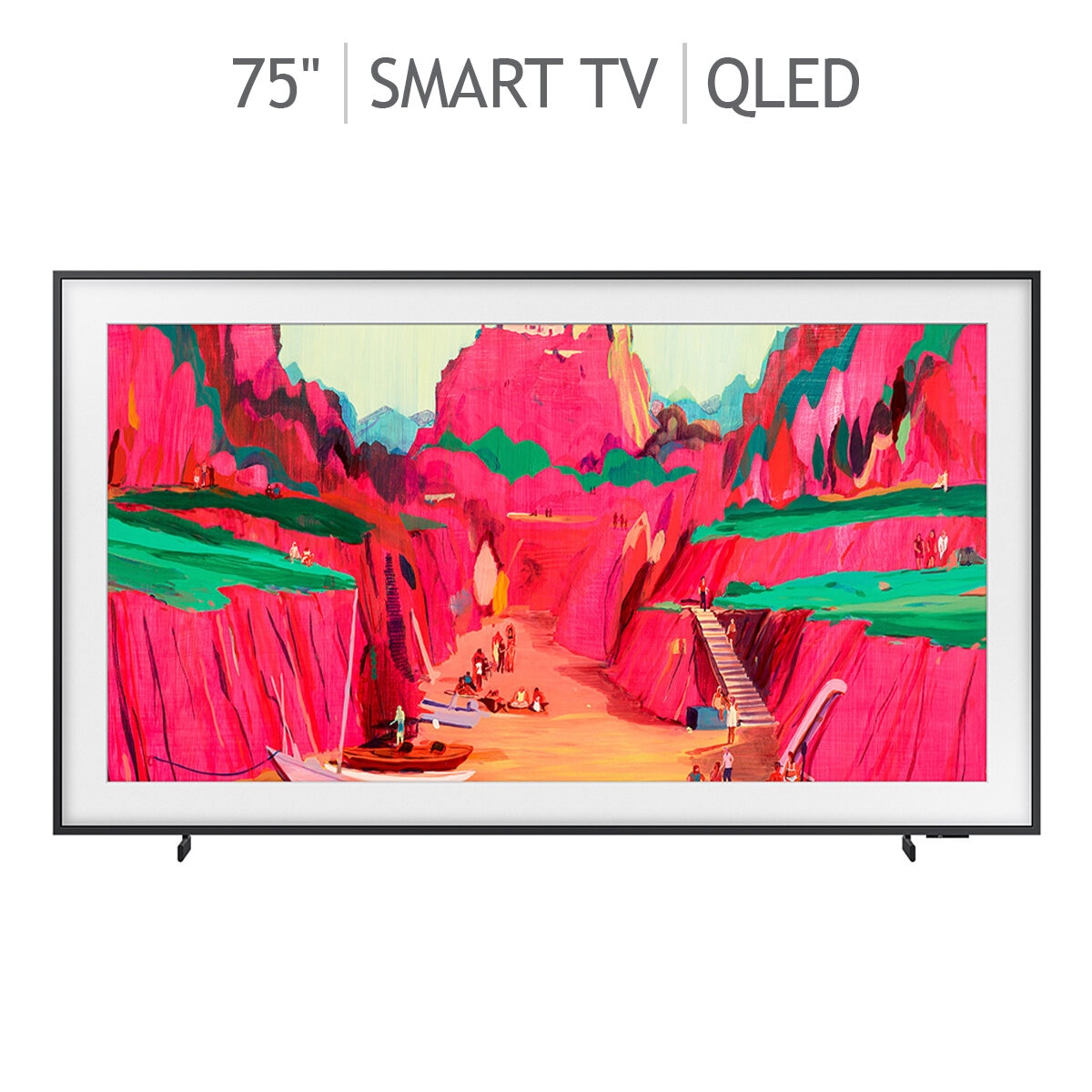 Samsung Pantalla 75" QLED The Frame 4K Smart TV + Marco