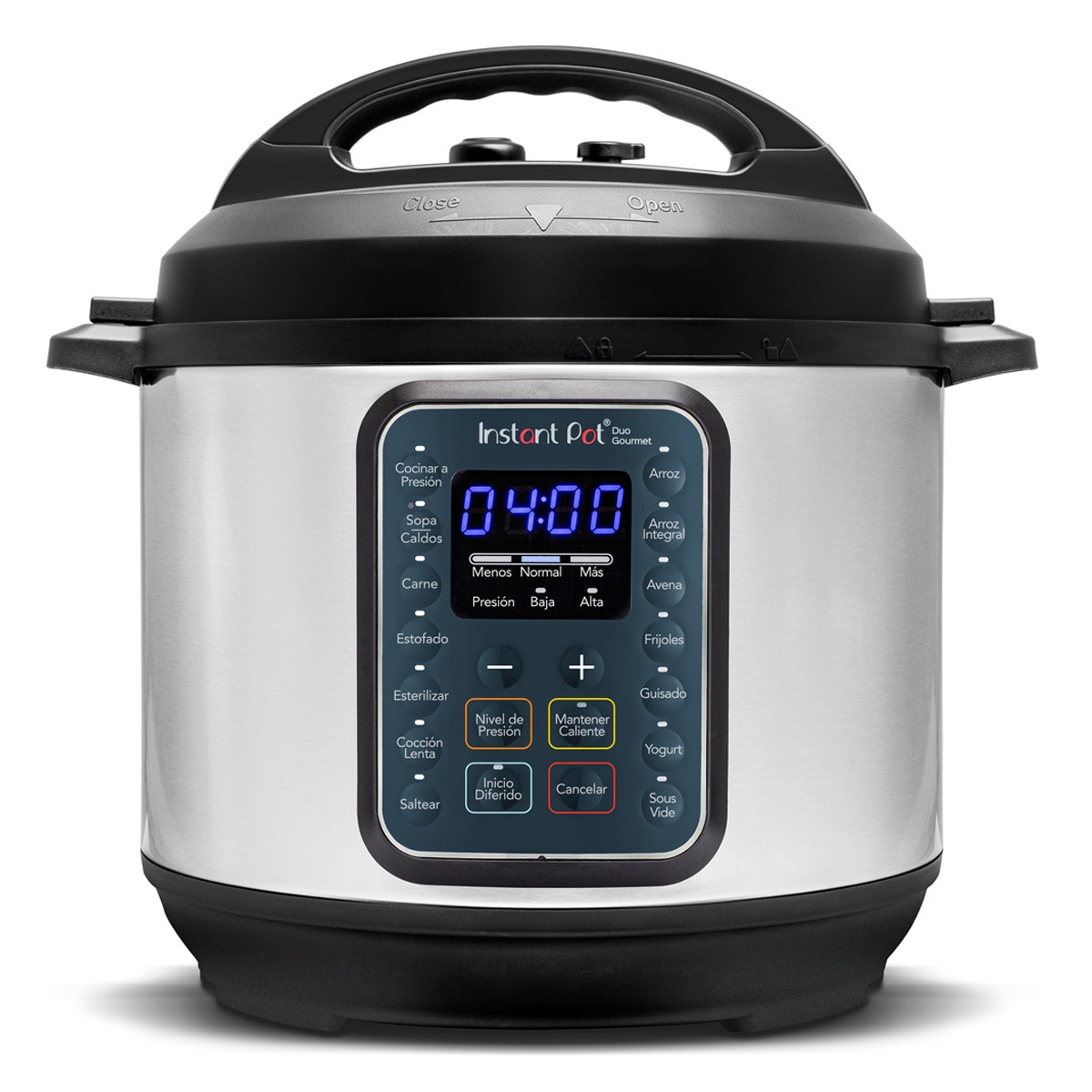 Instant Pot Duo Gourmet, Olla de Presión Eléctrica 9 en 1 con olla interior de acero inoxidable