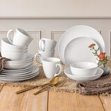 Over & Back Juego de Vajilla de Porcelana 20 Piezas