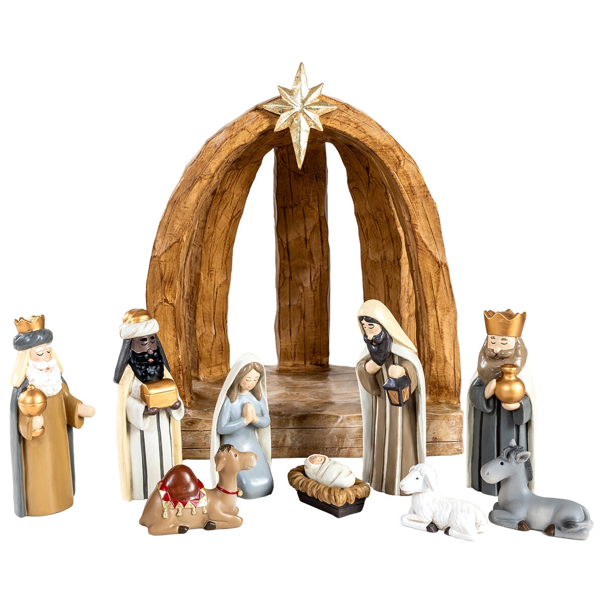 Nacimiento con Luces LED, 11 Piezas