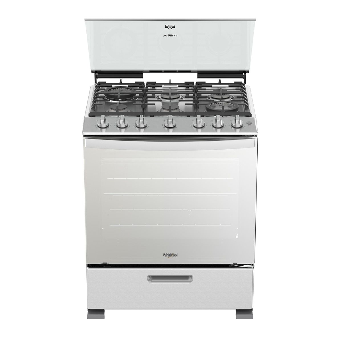 Whirlpool Estufa de piso de gas con 6 quemadores 30"