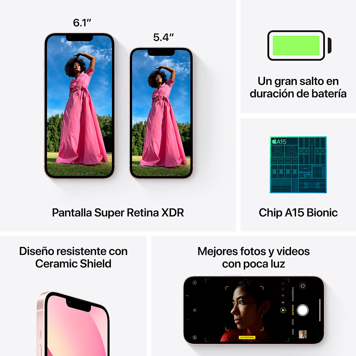 Apple iPhone 13 Mini 256 GB Rosa