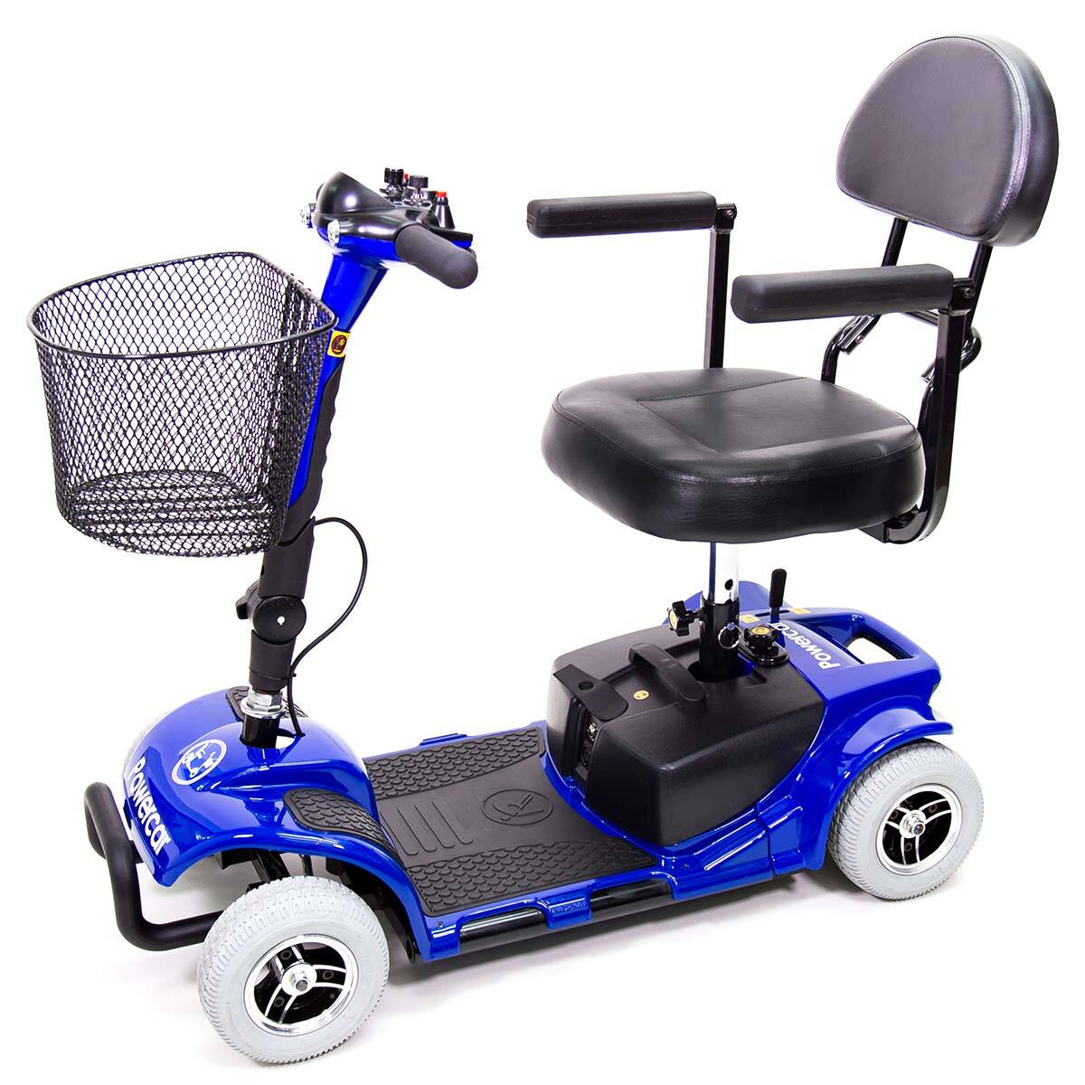 Powercar, Scooter Eléctrico 4 Ruedas, Azul