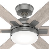 Hunter, Ventilador Georgetown Silver Matte 52"