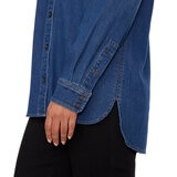 Buffalo David Bitton Camisa de jeans para Dama Azul lavado claro Mediana