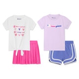 Champion Conjunto de 4 piezas para Niños y Niñas Rosa 2 Años
