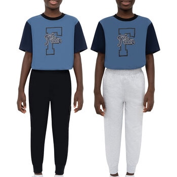 Fila Pants Tipo Jogger 2 Piezas para Niños y Niñas Varias Tallas y Colores Fila Pants Tipo Jogger 2 Piezas para Niños y Niñas Varias Tallas y Colores