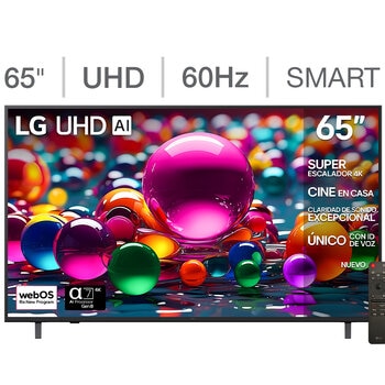 LG Pantalla 65" UHD 4K AI Smart TV
