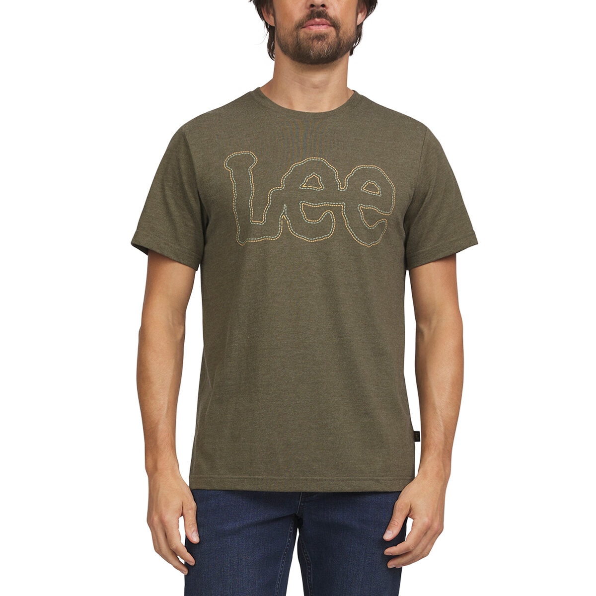 Lee Playera para Caballero Verde Mediana
