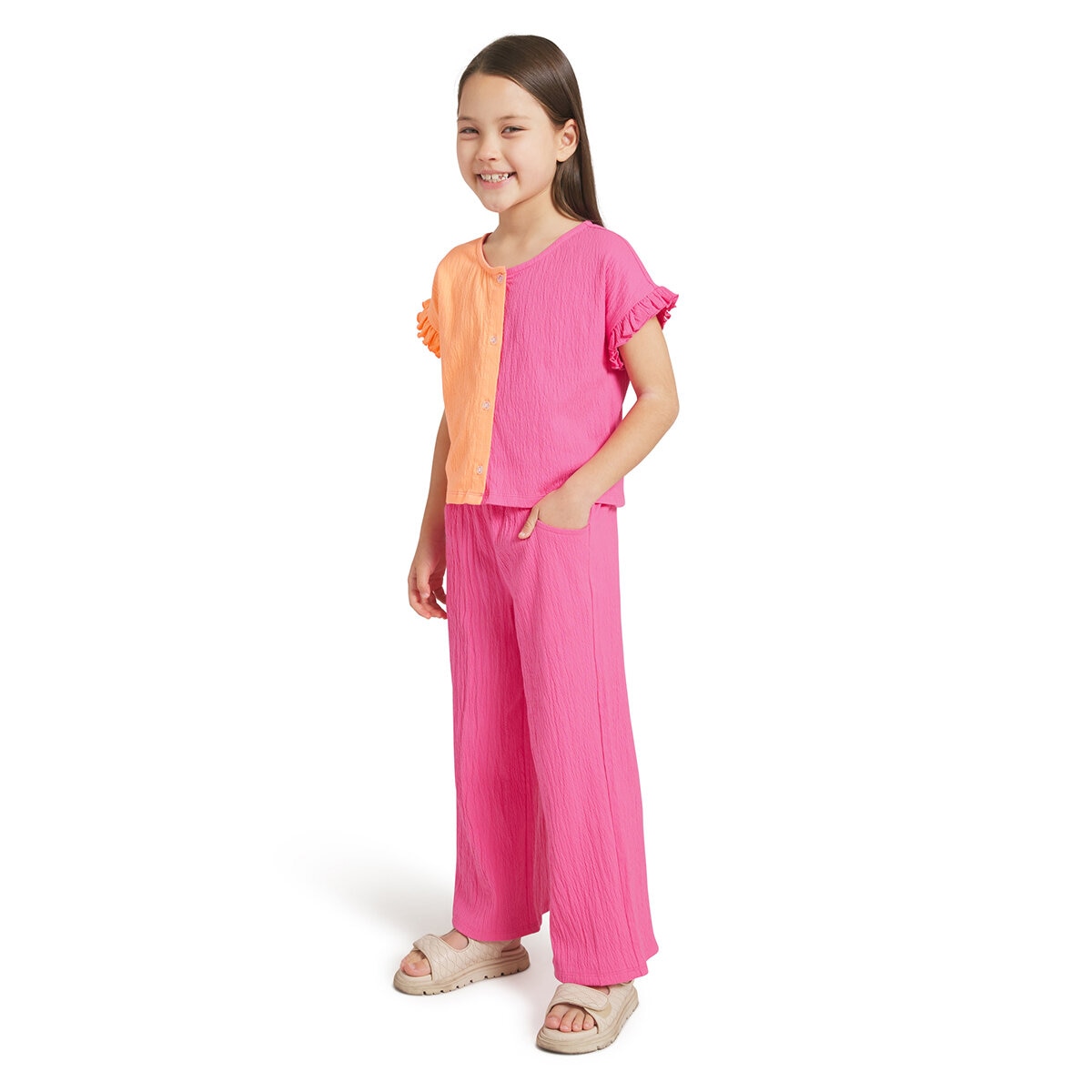 Land's End Conjunto 2 Piezas para Niñas Rosa 10 / 12 Años