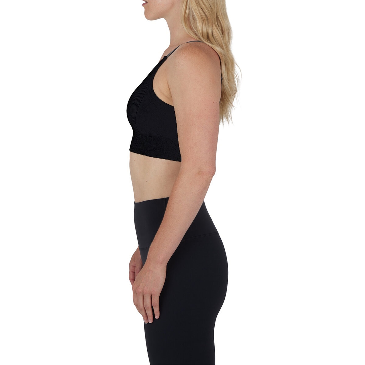 90° Degree By Reflex Brasier deportivo para Dama Negro Grande