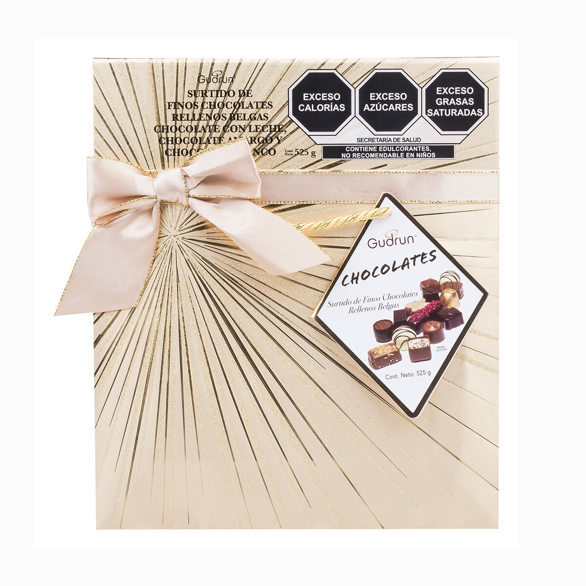 Gudrun Surtido de Finos Chocolates Belgas Rellenos 520 g