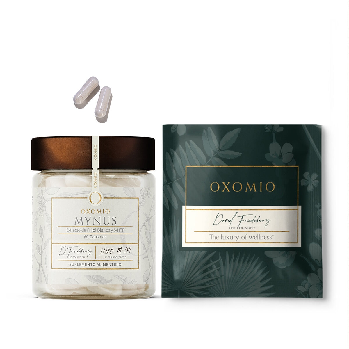 Oxomio Mynus Extracto de Frijol Blanco 60 Cápsulas + Eco Refill de 60 Cápsulas