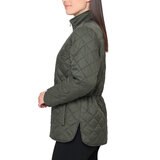 Nicole Miller Original Chamarra reversible para Dama Verde Mediana