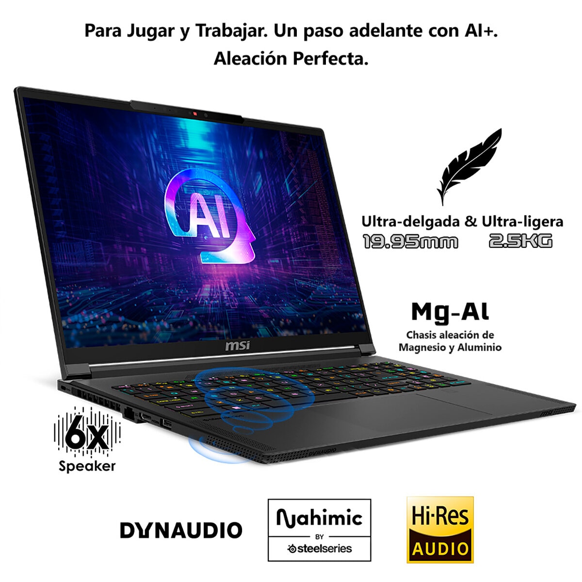 MSI Stealth Gaming A16 Laptop 16" QHD AMD Ryzen 9 32GB 1TB SSD