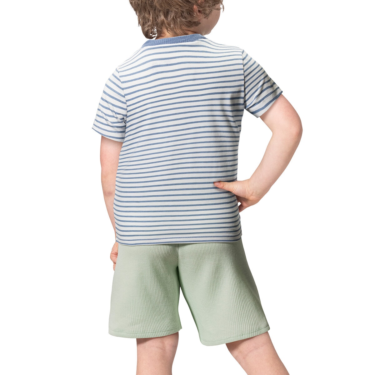 Nicole Miller Conjunto de 6 Piezas para Niños y Niñas Azul / Verde / Gris 4 Años Nicole Miller Conjunto de 6 Piezas para Niños y Niñas Azul / Verde / Gris 4 Años