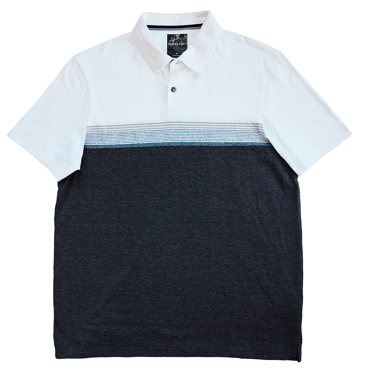 English Laundry Polo para Caballero Negro Chica