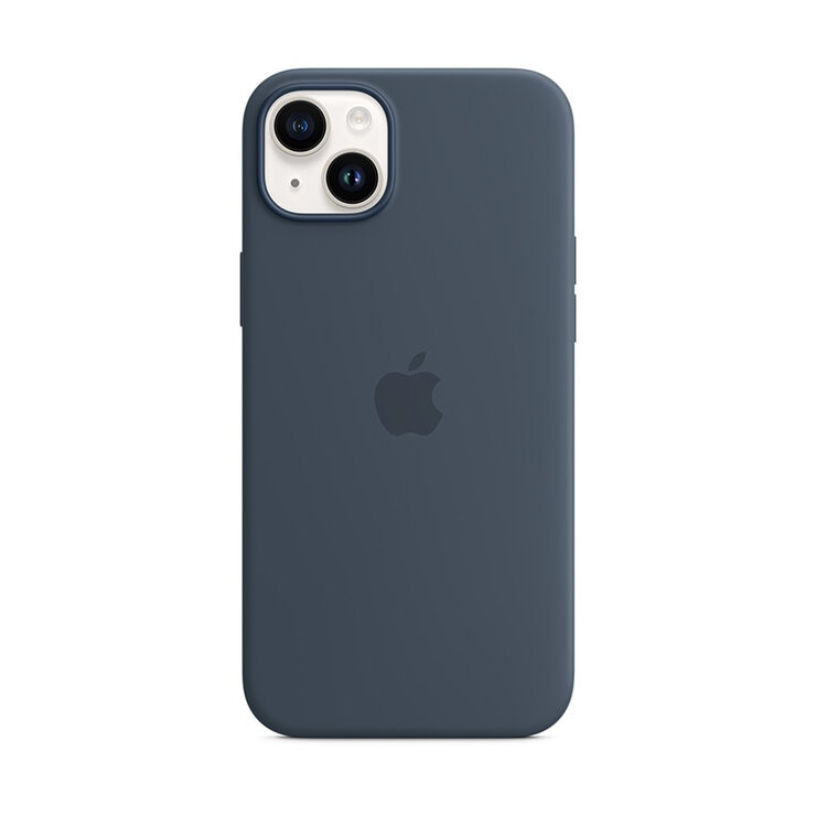 Apple Funda de Silicón con MagSafe para el iPhone 14 Plus Azul tempestad 