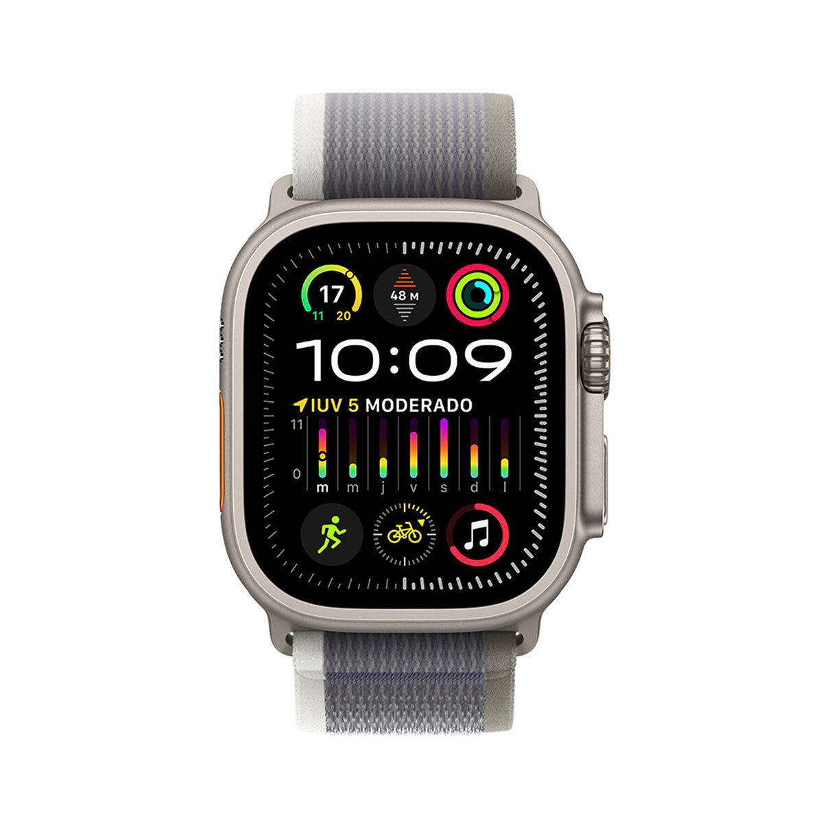 Apple Watch Ultra 2 (GPS + Cellular) Caja de Titanio 49mm con Correa Trail Gris