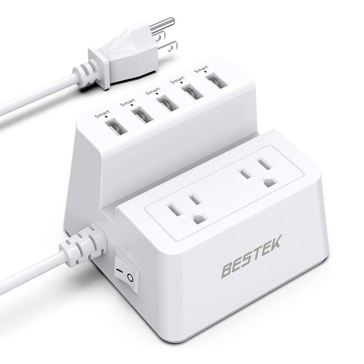 Bestek, Supresor Multicontacto tipo L MRJ2004-WH - Blanco Bestek, Supresor Multicontacto tipo L MRJ2004-WH - Blanco