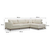 GilmanCreek Furniture, Bryor, Seccional de Tela de 2 piezas