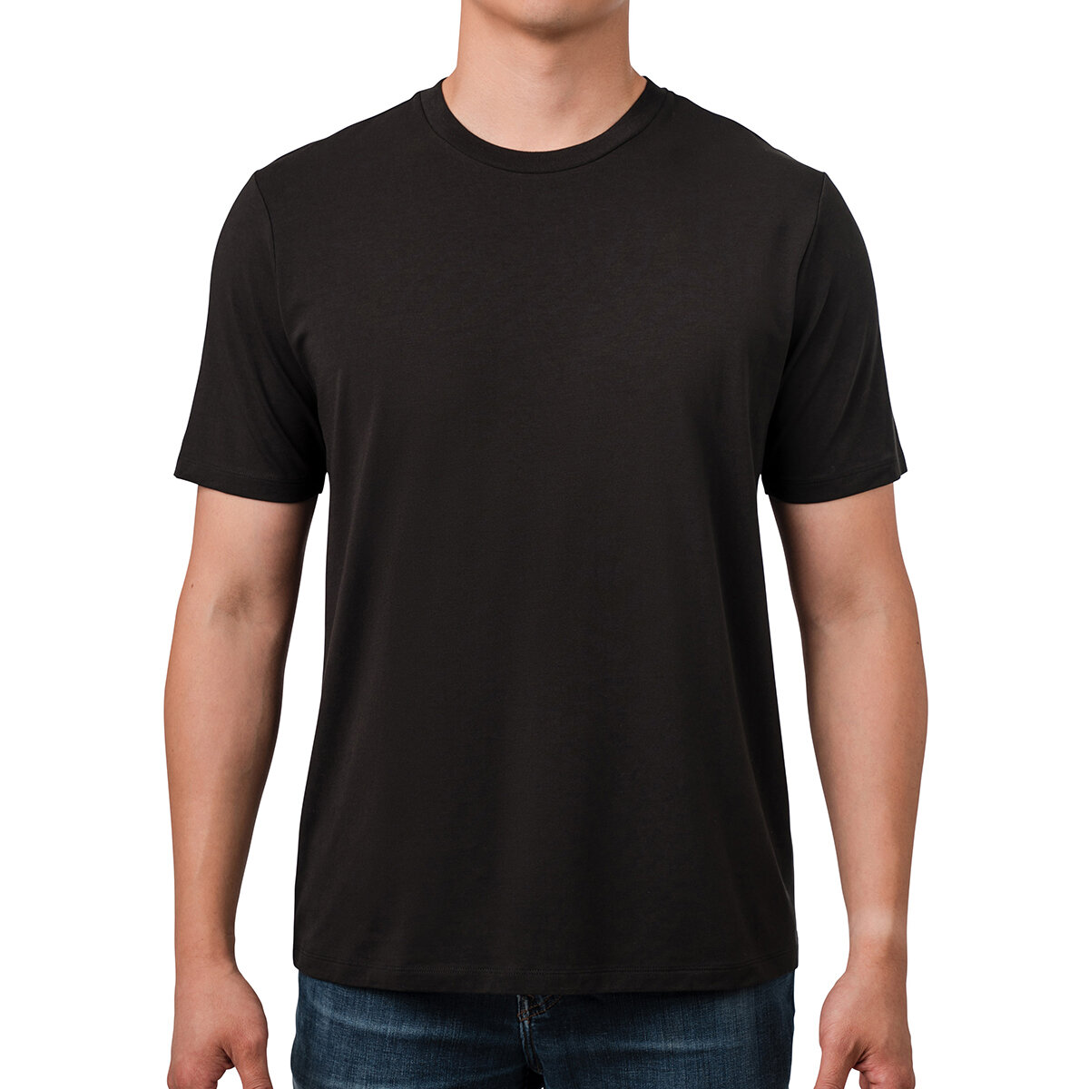 Rough Dress Playera para Caballero Negro cuello redondo Chica