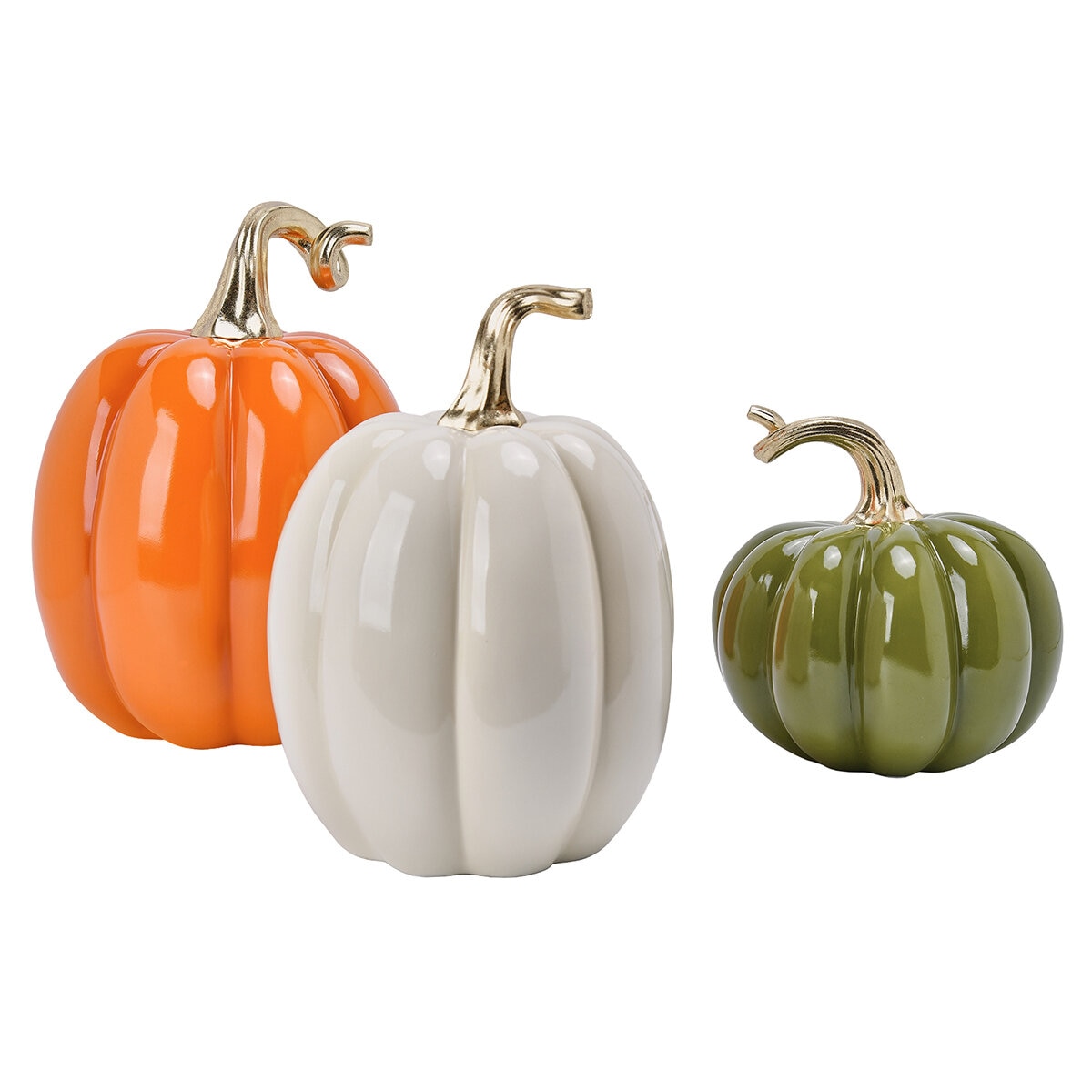 Calabazas Decorativas, Juego de 3 Pzas. Calabazas Decorativas, Juego de 3 Pzas.