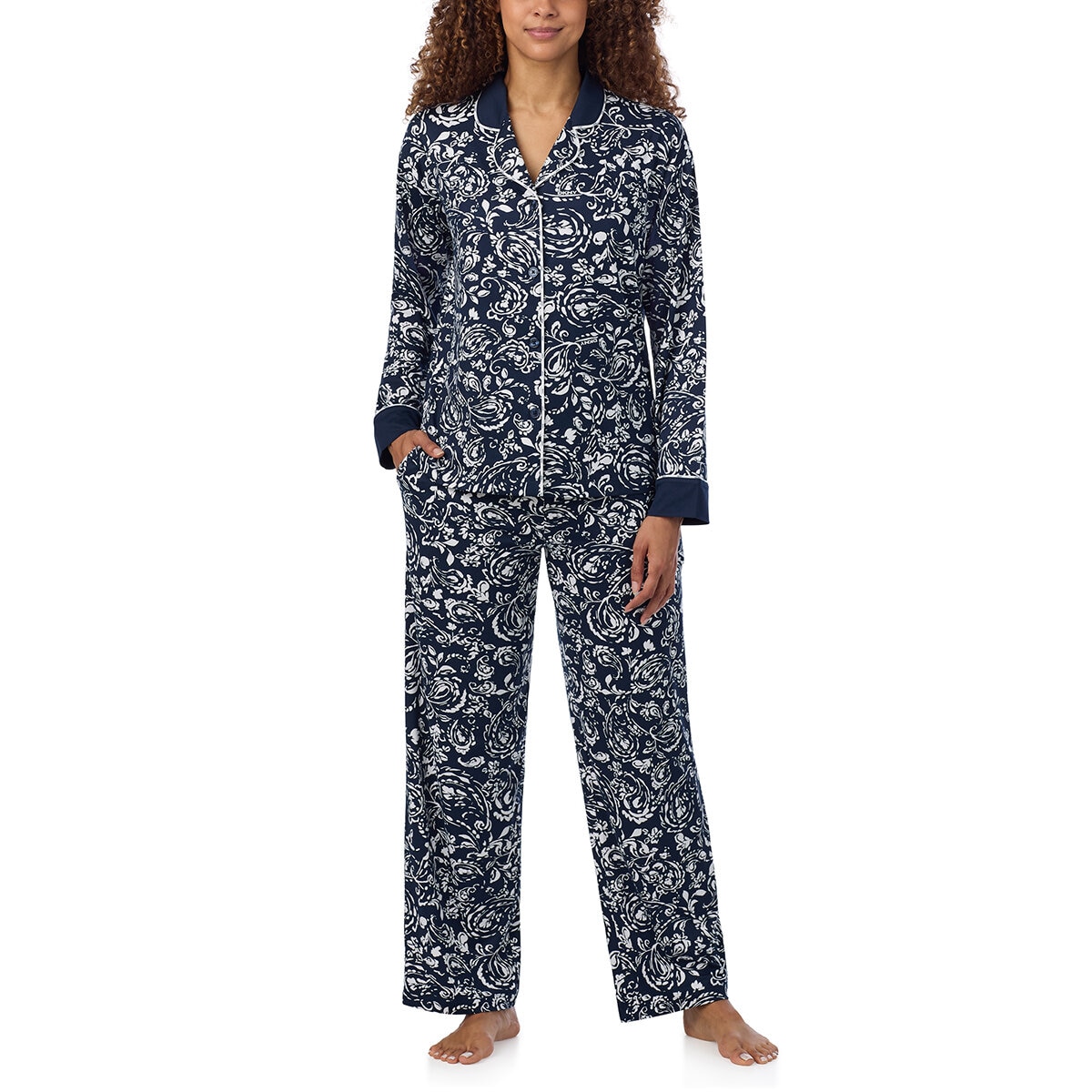DKNY Pijama para Dama Azul Extra Grande DKNY Pijama para Dama Azul Extra Grande