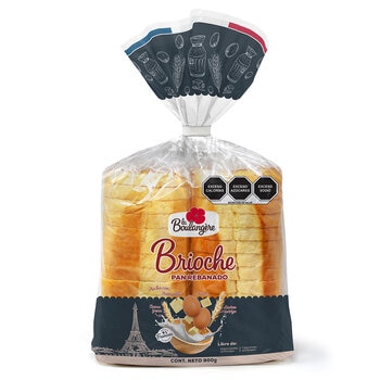 La Boulangere Pan Brioche Rebanado 900 g