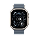 Apple Watch Ultra 3 (GPS + Celular) 49mm Titanio Natural + Correa Ocean Azul Anchor - Unitalla