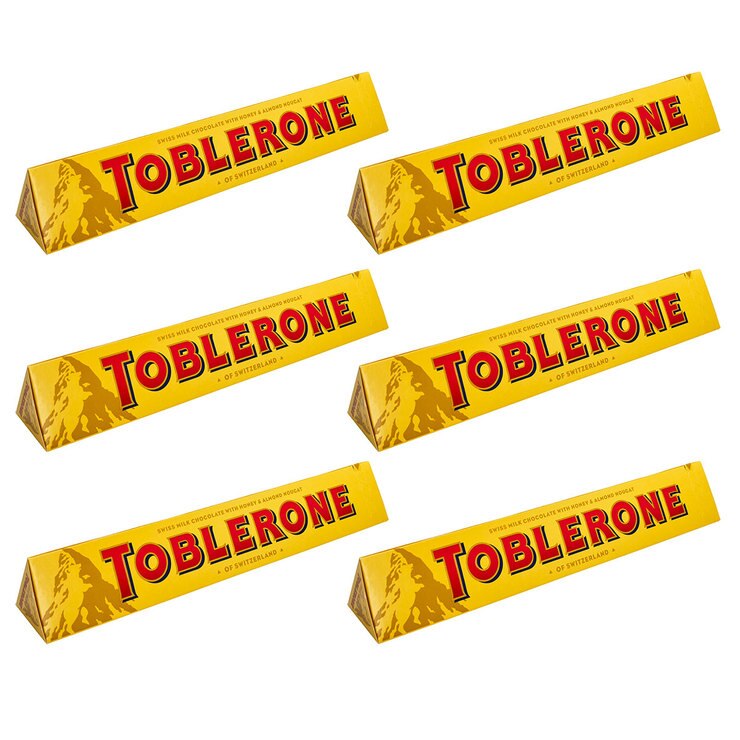 Chocolate con Almendras Toblerone 6/100g Costco México