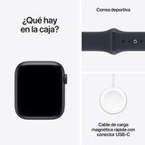 Apple Watch SE 3 (GPS + Celular) 44mm Aluminio Medianoche + Correa Deportiva Azul Profundo - Talla M/L Apple Watch SE 3 (GPS + Celular) 44mm Aluminio Medianoche + Correa Deportiva Azul Profundo - Talla M/L