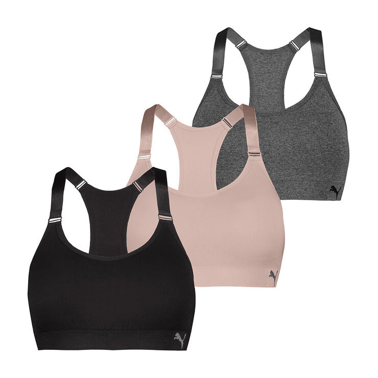 Puma Brasier deportivo para Dama Negro Chica Puma Brasier deportivo para Dama Negro Chica