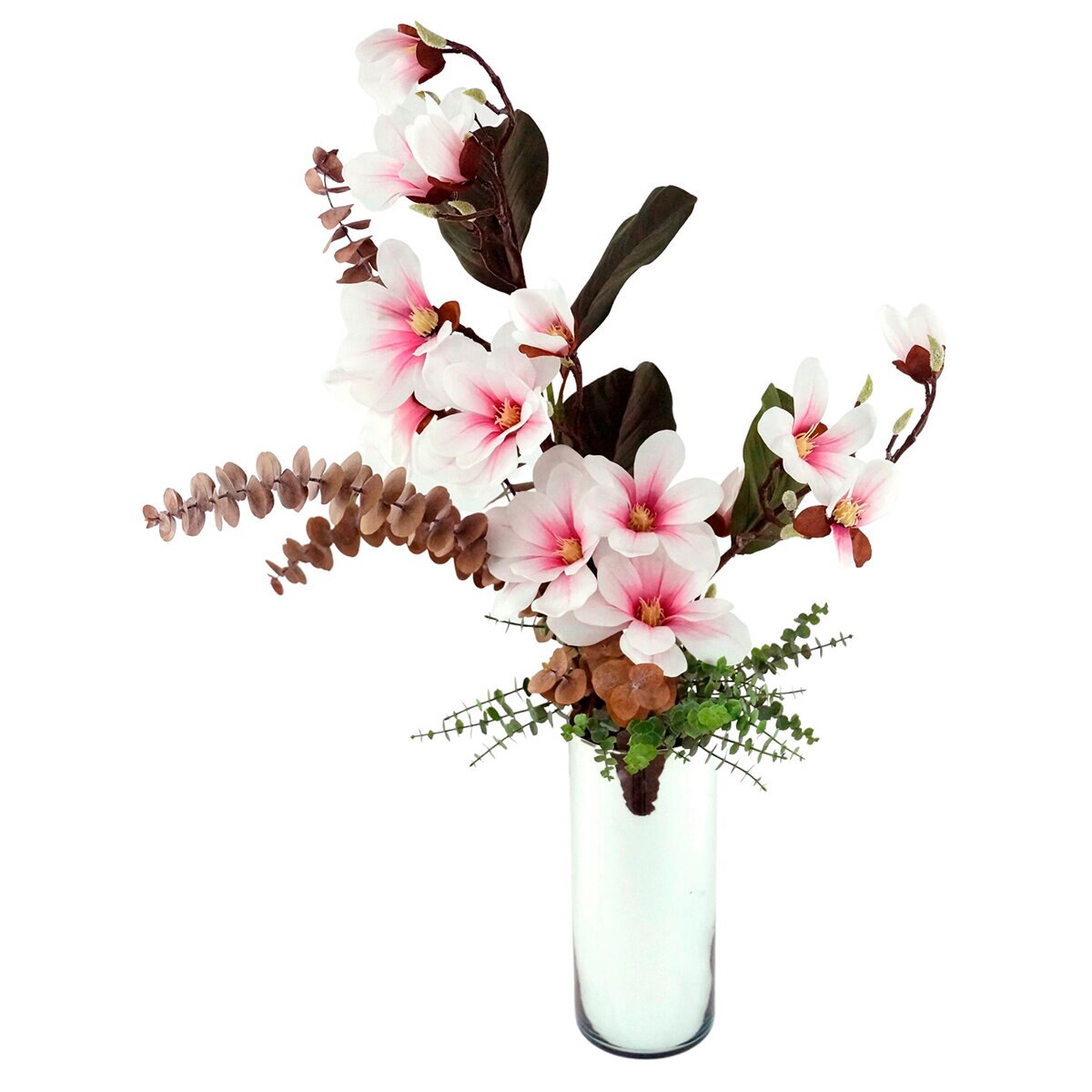 Zazh, Arreglo Floral Artificial, con Magnolias Costco M...