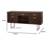 Coaster, Credenza para Oficina, Estilo Contemporaneo | Costco México